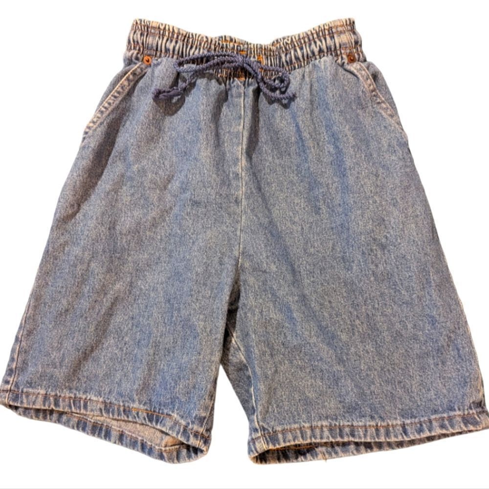 Women's vintage‎ elastic waist denim shorts size small